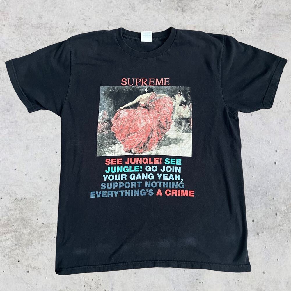 SS16 Large L Supreme Dancer Tee Black